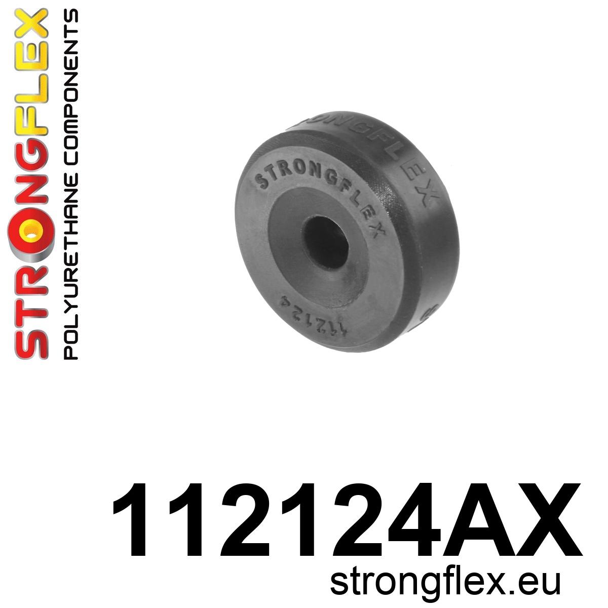 Strongflex Mercedes W123 Bevestigingsrubber voor voorsten schokdemper SPORT ZWART – 112124AX 1 Strongflex Mercedes W123 Bevestigingsrubber voor voorsten schokdemper SPORT ZWART – 112124AX