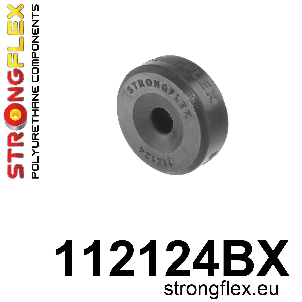 Strongflex Mercedes W123 Bevestigingsrubber voor voorsten schokdemper ZWART – 112124BX 1 Strongflex Mercedes W123 Bevestigingsrubber voor voorsten schokdemper ZWART – 112124BX