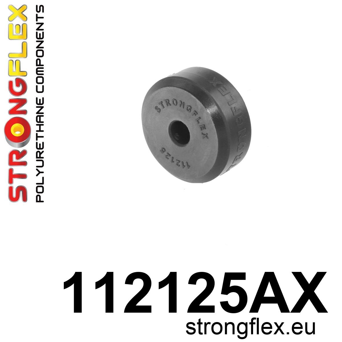 Strongflex Mercedes W123 Achterste schokdemper-bovenlager rubber SPORT ZWART – 112125AX 1 Strongflex Mercedes W123 Achterste schokdemper-bovenlager rubber SPORT ZWART – 112125AX