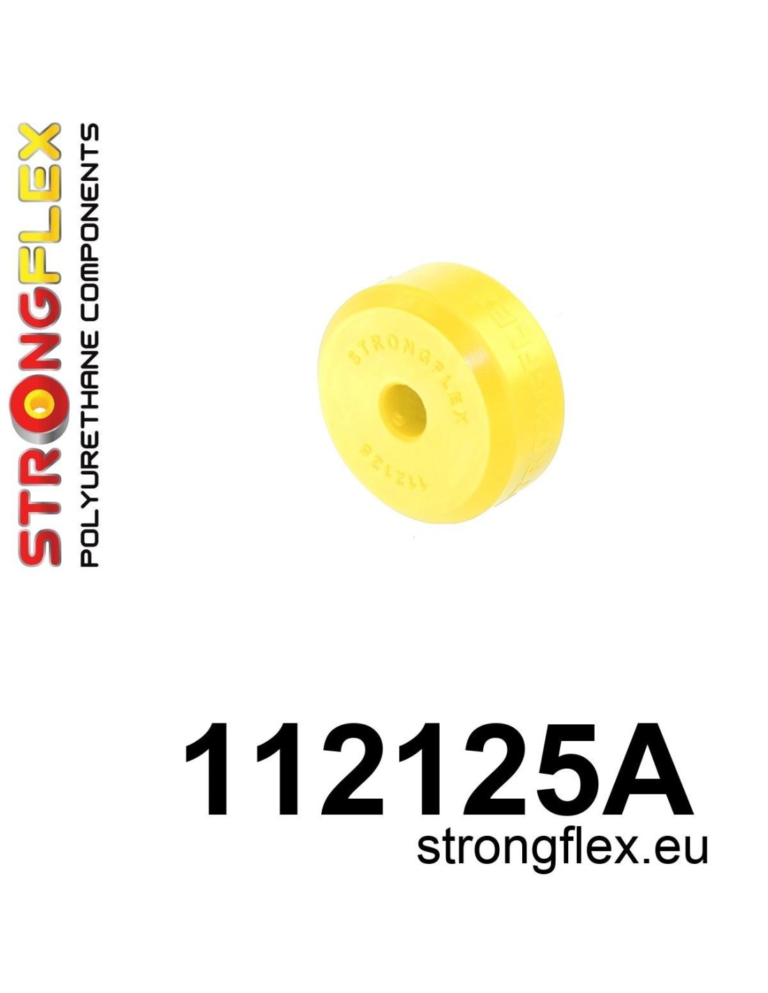 Strongflex Mercedes W123 Achterste schokdemper-bovenlager rubber SPORT – 112125A 1 Strongflex Mercedes W123 Achterste schokdemper-bovenlager rubber SPORT – 112125A