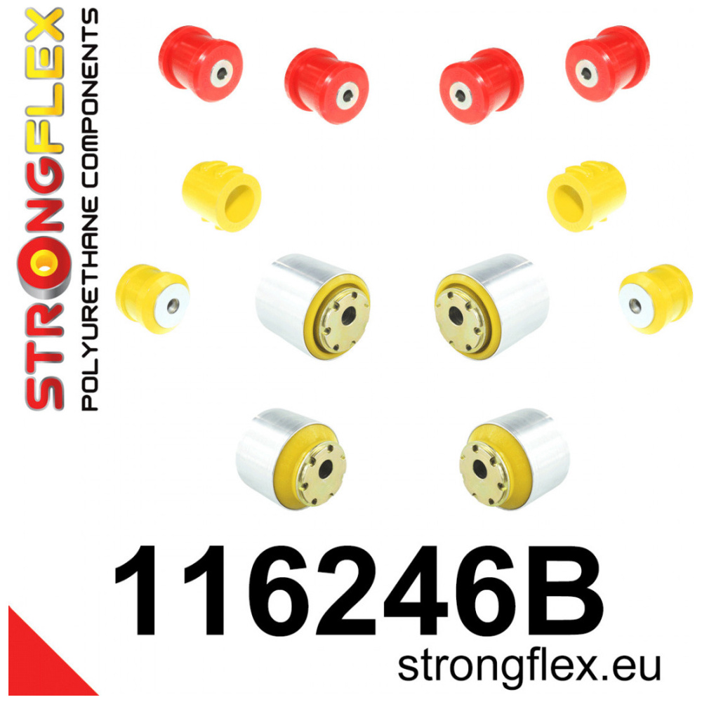 Strongflex Mercedes CLS / E-Klasse Voorwielophangingsrubberset – 116246B