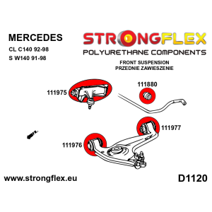 Strongflex Mercedes CL / S-Klasse Voorwielophangingsset – 116248B