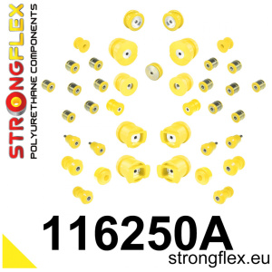 Strongflex Mercedes CL / S-Klasse Polyurethaan rubberset voor- en achteras SPORT – 116250A
