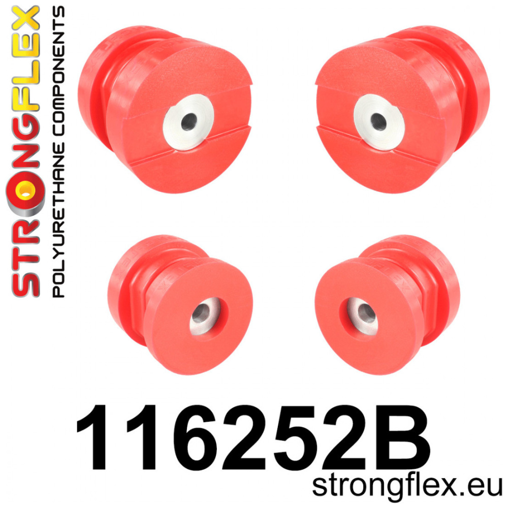 Strongflex Mercedes CL / S-Klasse Achteras-subframe rubberset – 116252B