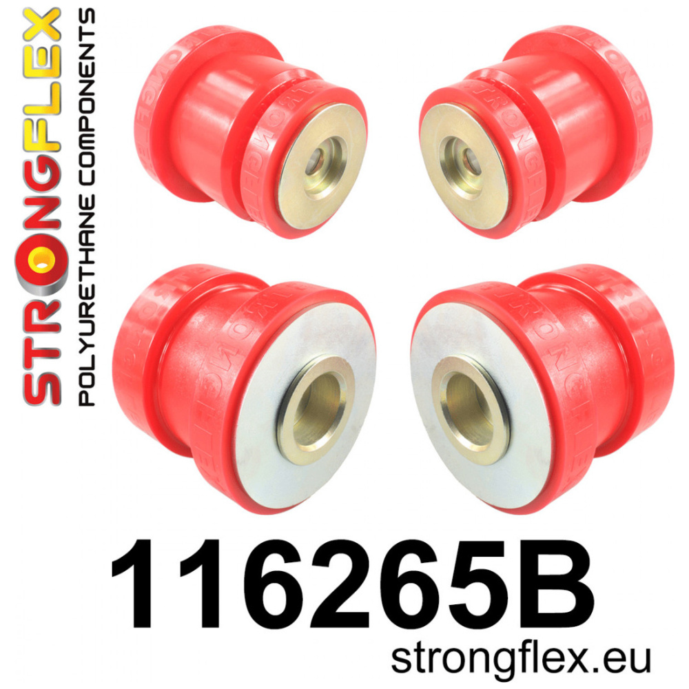 Strongflex Mercedes CLS / E-Klasse / SL Achteras-subframe rubberset – 116265B
