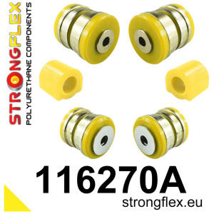 Strongflex Mercedes C-Klasse / E-Klasse Vooras rubberset SPORT – 116270A