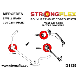 Strongflex Mercedes CLS / E-Klasse Vooras rubberset – 116272B