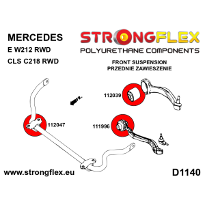 Strongflex Mercedes CLS / E-Klasse Complete ophangrubberset – 116275B