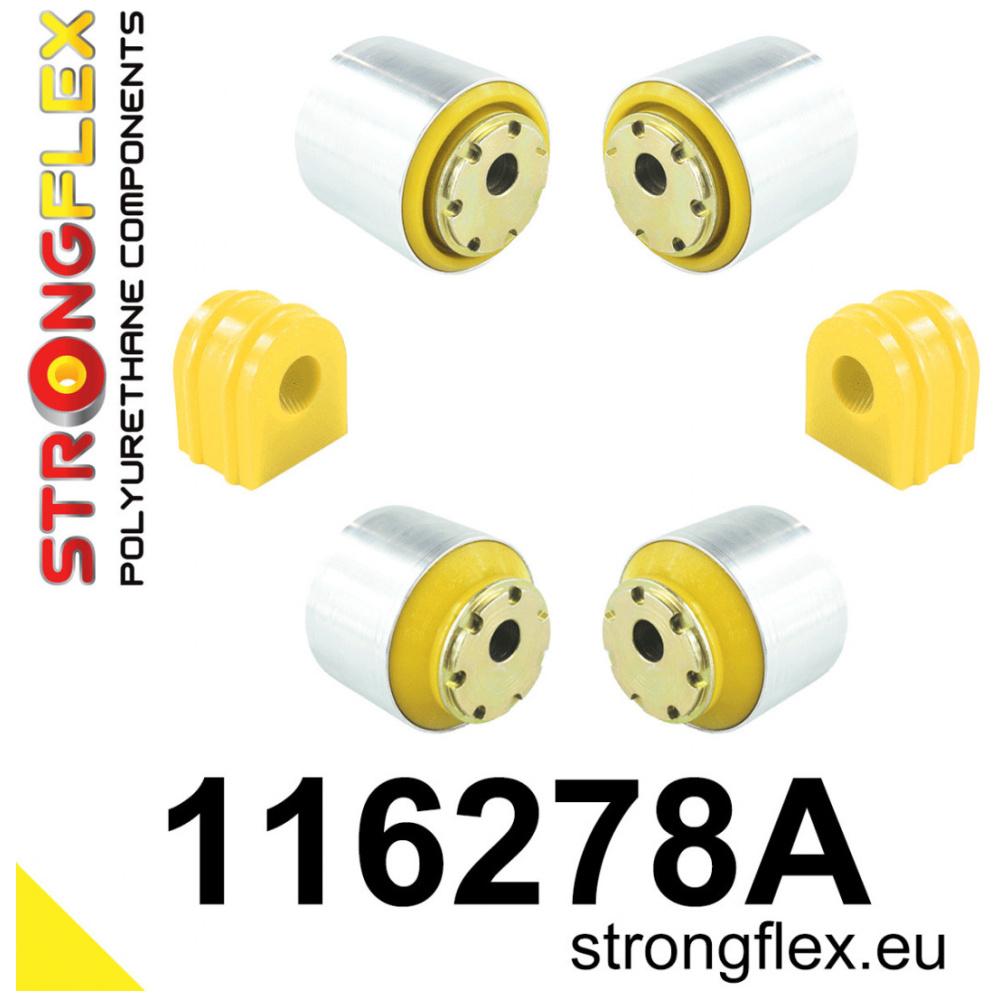 Strongflex Mercedes SLK Vooras rubberset SPORT – 116278A