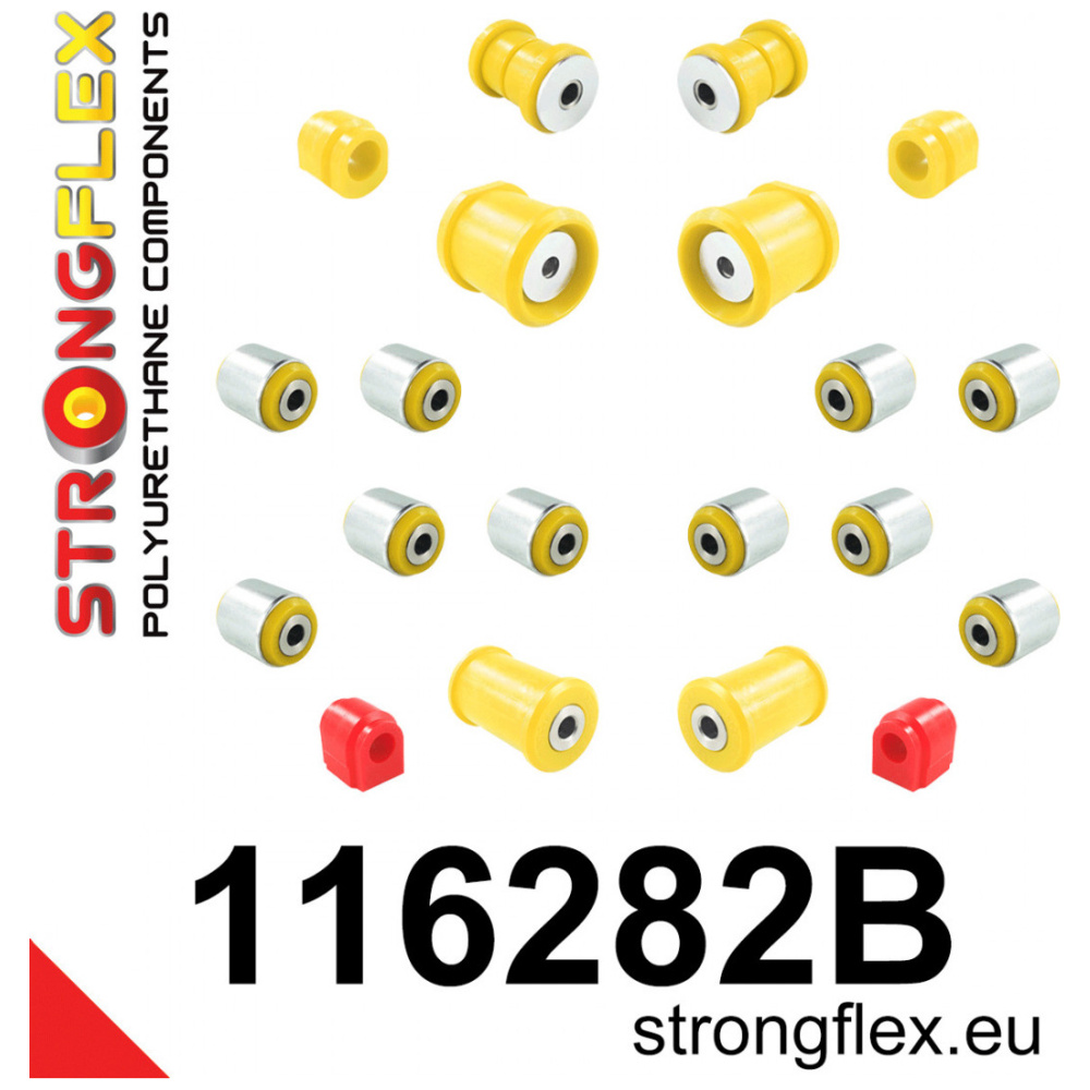 Strongflex Infiniti / Mercedes Complete ophangrubberset – 116282B