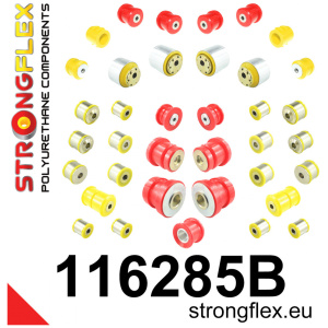 Strongflex Mercedes CLS / E-Klasse Complete onderstel rubbers-Kit RWD – 116285B
