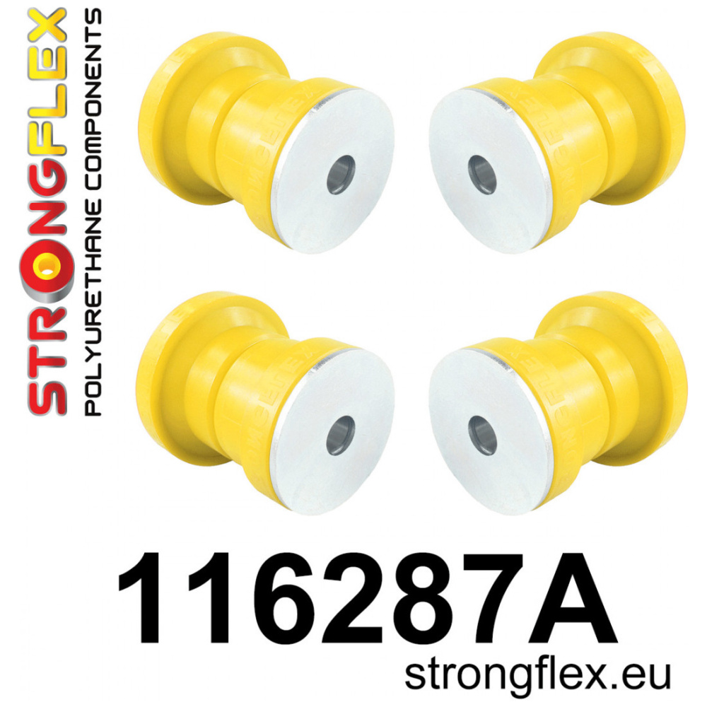 Strongflex Mercedes GL / GLE / GLS Vooras-subframe – rubberset SPORT – 116287A