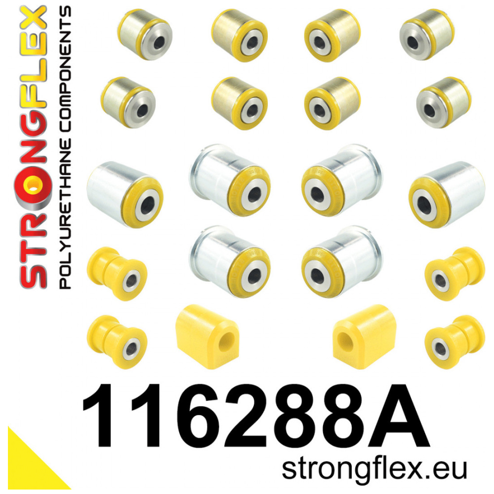 Strongflex Mercedes GL / GLE / GLS Achteras rubberset SPORT – 116288A