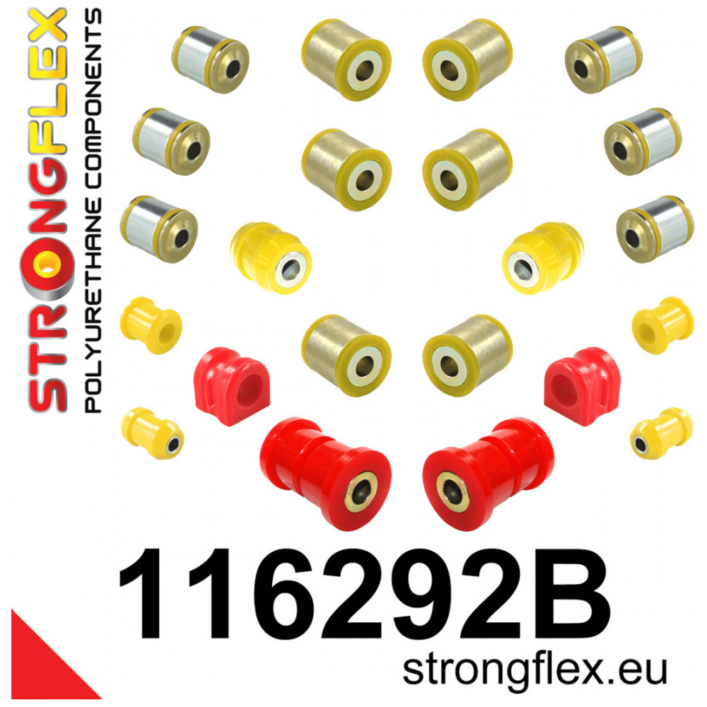Strongflex Mercedes SLK Achteras rubberset – 116292B