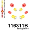 Strongflex Mercedes W123 Polyurethaan rubberset vooras – 116311B