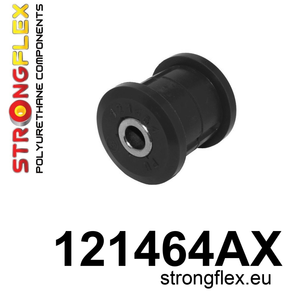 Strongflex Mitsubishi Lancer / Evolution Achteras onderste draagarm buitenste rubber SPORT ZWART – 121464AX