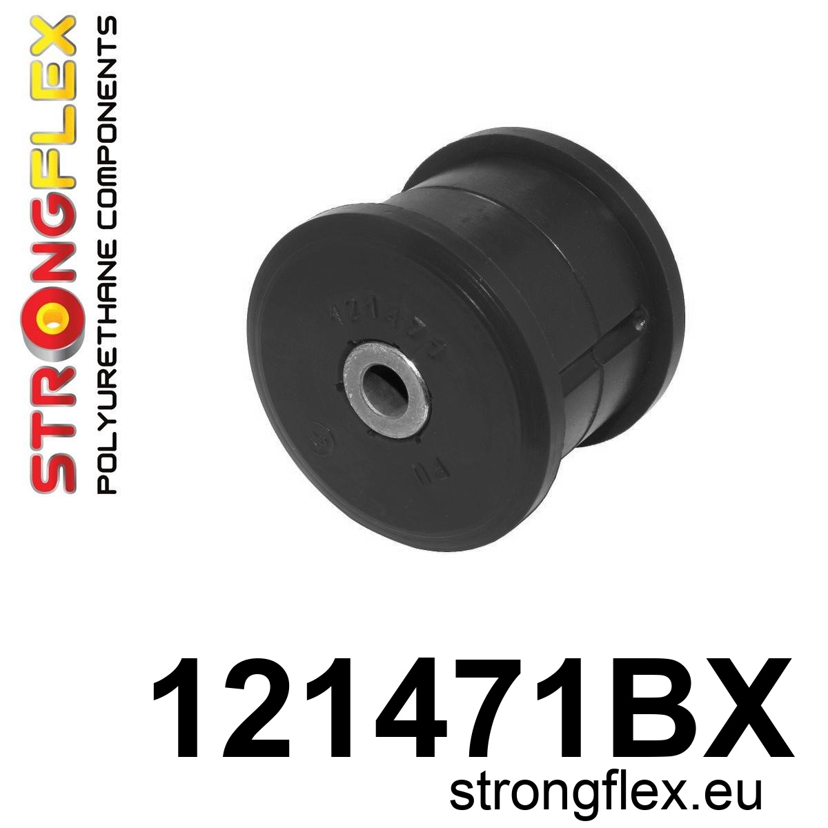 Strongflex Mitsubishi Lancer / Evolution Rubber voorste differentieelophanging 62mm ZWART – 121471BX 1 Strongflex Mitsubishi Lancer / Evolution Rubber voorste differentieelophanging 62mm ZWART – 121471BX
