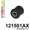 Strongflex Mitsubishi Lancer / Evolution Achteras bovenste draagarm achterste rubber SPORT ZWART – 121501AX