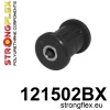 Strongflex Mitsubishi Lancer / Evolution Vooras draagarm voorste rubber 12mm ZWART – 121502BX