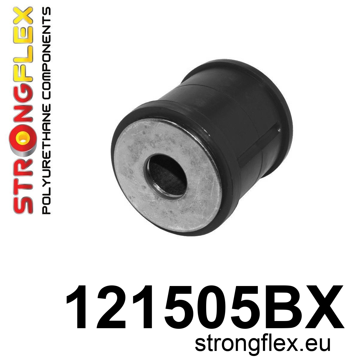 Strongflex Mitsubishi Lancer / Evolution Vooras draagarm achterste rubber ZWART – 121505BX 1 Strongflex Mitsubishi Lancer / Evolution Vooras draagarm achterste rubber ZWART – 121505BX