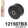 Strongflex Mitsubishi Lancer / Evolution Rubber Motorophanging voor onder ZWART – 121507BX