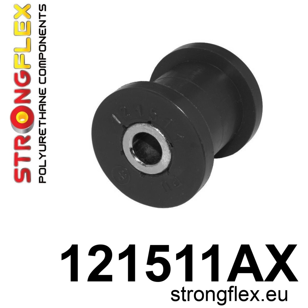 Strongflex Mitsubishi Lancer / Evolution Achteras onderste draagarm binnenste rubber SPORT ZWART – 121511AX