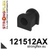 Strongflex Mitsubishi Lancer / Evolution Achterste stabilisatorrubber SPORT ZWART – 121512AX