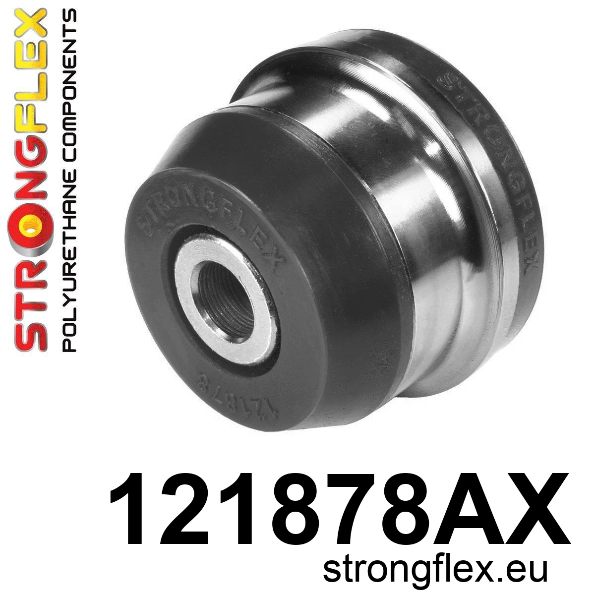 Strongflex Citroën / Peugeot Front control arm rear bush SPORT BLACK – 121878AX 1 Strongflex Citroën / Peugeot Front control arm rear bush SPORT BLACK – 121878AX