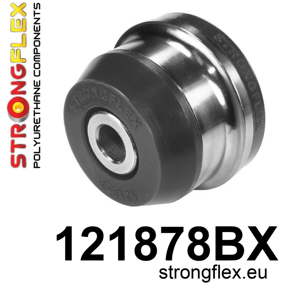Strongflex Citroën / Peugeot Vooras achterste draagarmrubber ZWART – 121878BX