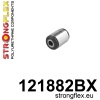 Strongflex Citroën / Peugeot Achteras onderste draagarm rubber ZWART – 121882BX