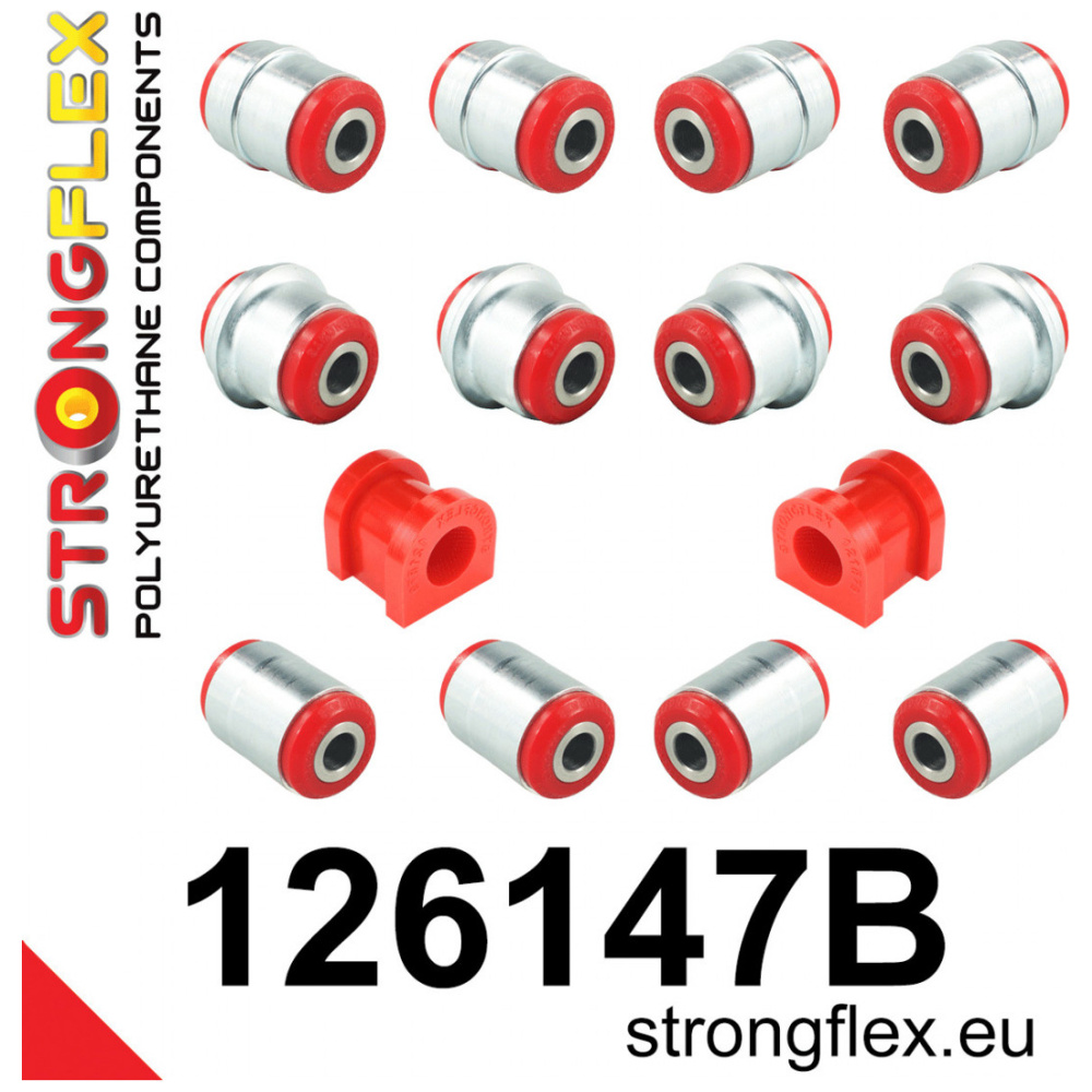 Strongflex Citroën / Peugeot Achteras rubberset – 126147B