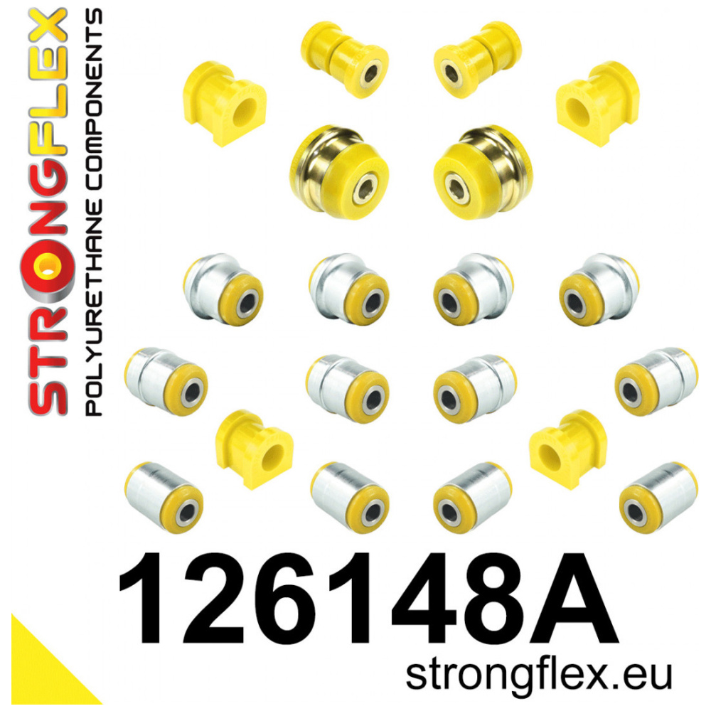Strongflex Citroën / Peugeot Complete ophangrubberset SPORT – 126148A