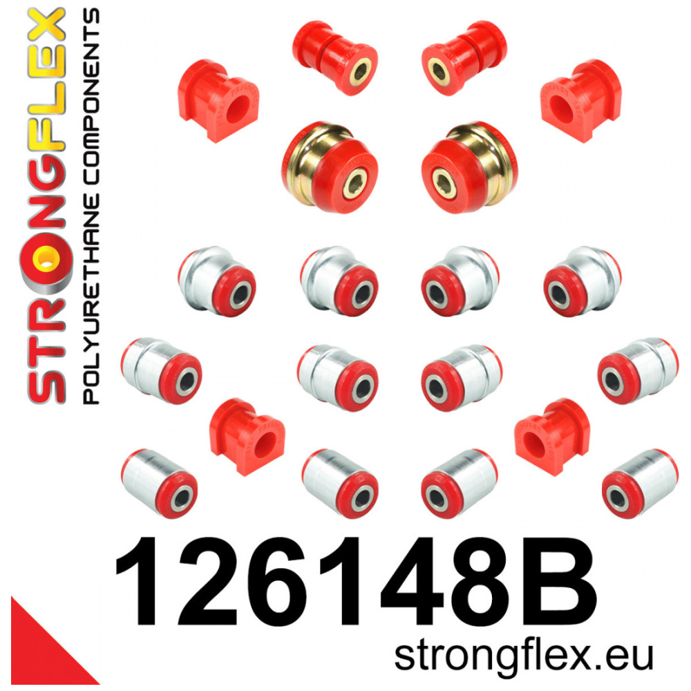 Strongflex Citroën / Peugeot Complete ophangrubberset – 126148B