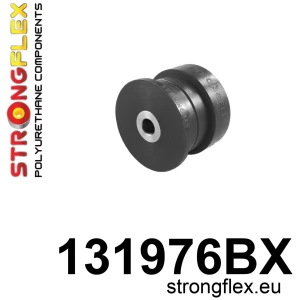 Strongflex Saab 9-5 Achterste langsdraagarm – voorste rubber ZWART – 131976BX