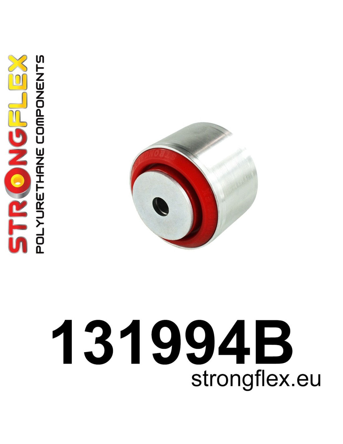 Strongflex Cadillac / Fiat Achterste langsdraagarmrubber - voor – 131994B 1 Strongflex Cadillac / Fiat Achterste langsdraagarmrubber - voor – 131994B