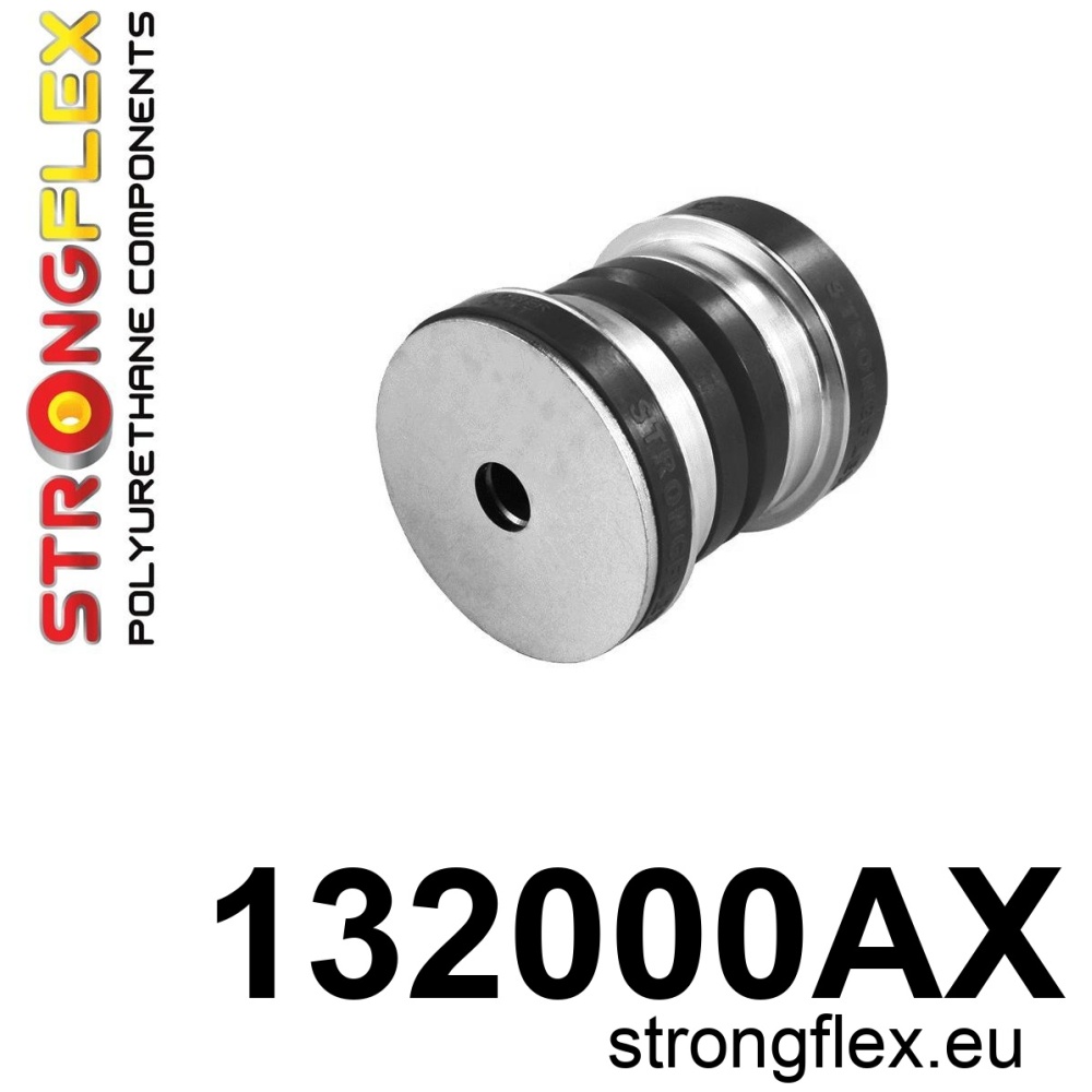 Strongflex Cadillac / Fiat Silentbloc avant de berceau arrière SPORT NOIR – 132000AX