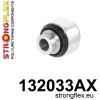 Strongflex Saab 9-3 / 900 Vooras draagarm achterste rubber SPORT ZWART – 132033AX