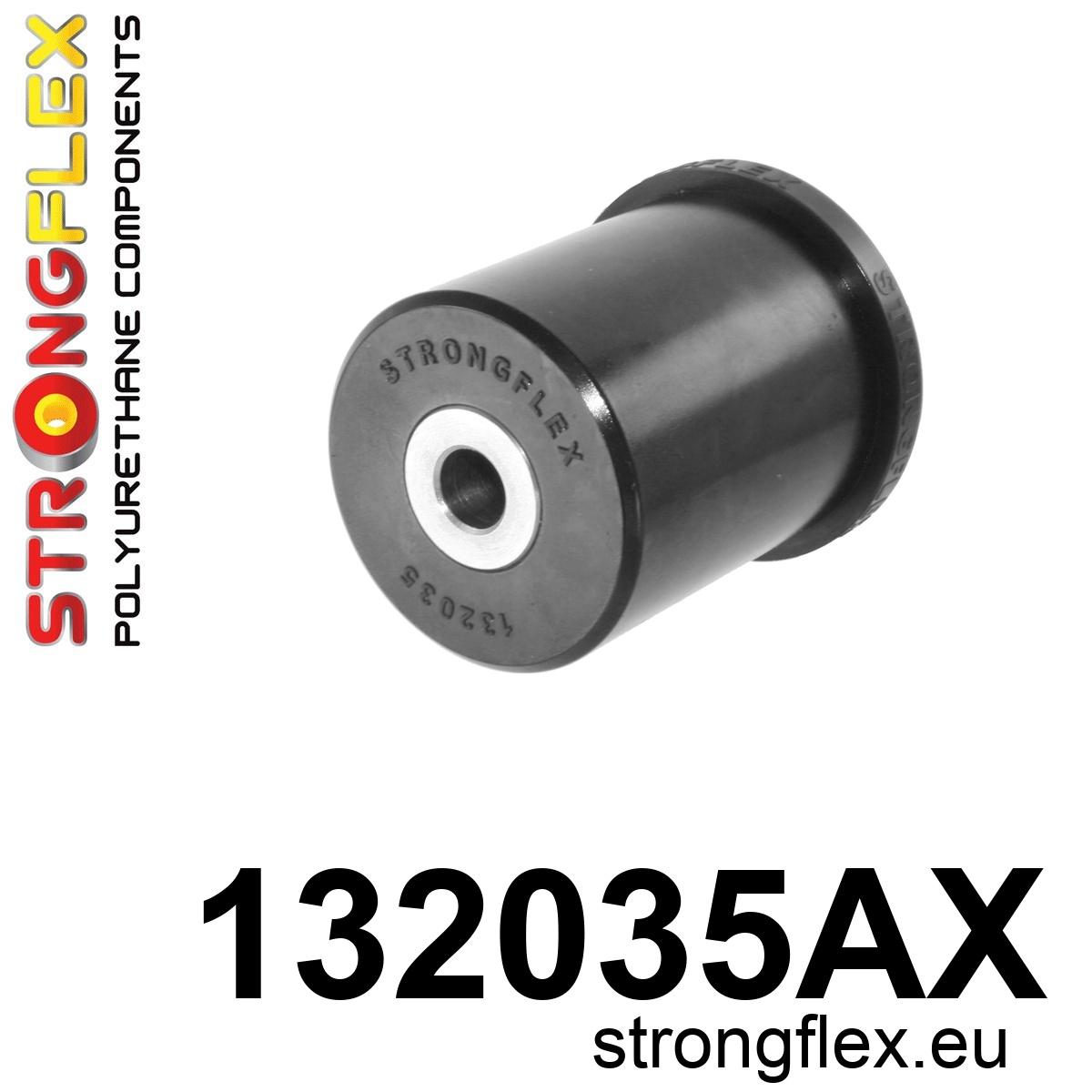 Strongflex Saab 9-3 / 900 Achterste steunrubber SPORT ZWART – 132035AX 1 Strongflex Saab 9-3 / 900 Achterste steunrubber SPORT ZWART – 132035AX