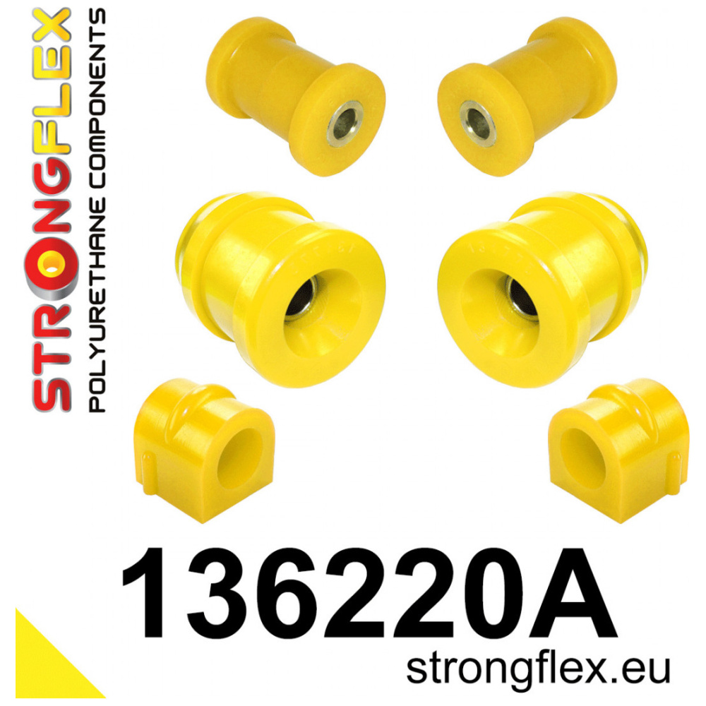 Strongflex Cadillac / Fiat Polyurethaan rubberset vooras SPORT – 136220A
