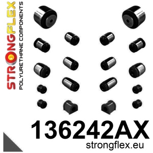 Strongflex Cadillac / Fiat / Saab Achterste stabilisator-verbindingsrubber SPORT ZWART – 131978AX