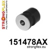 Strongflex Renault Clio Rubber Motorophanging SPORT ZWART – 151478AX