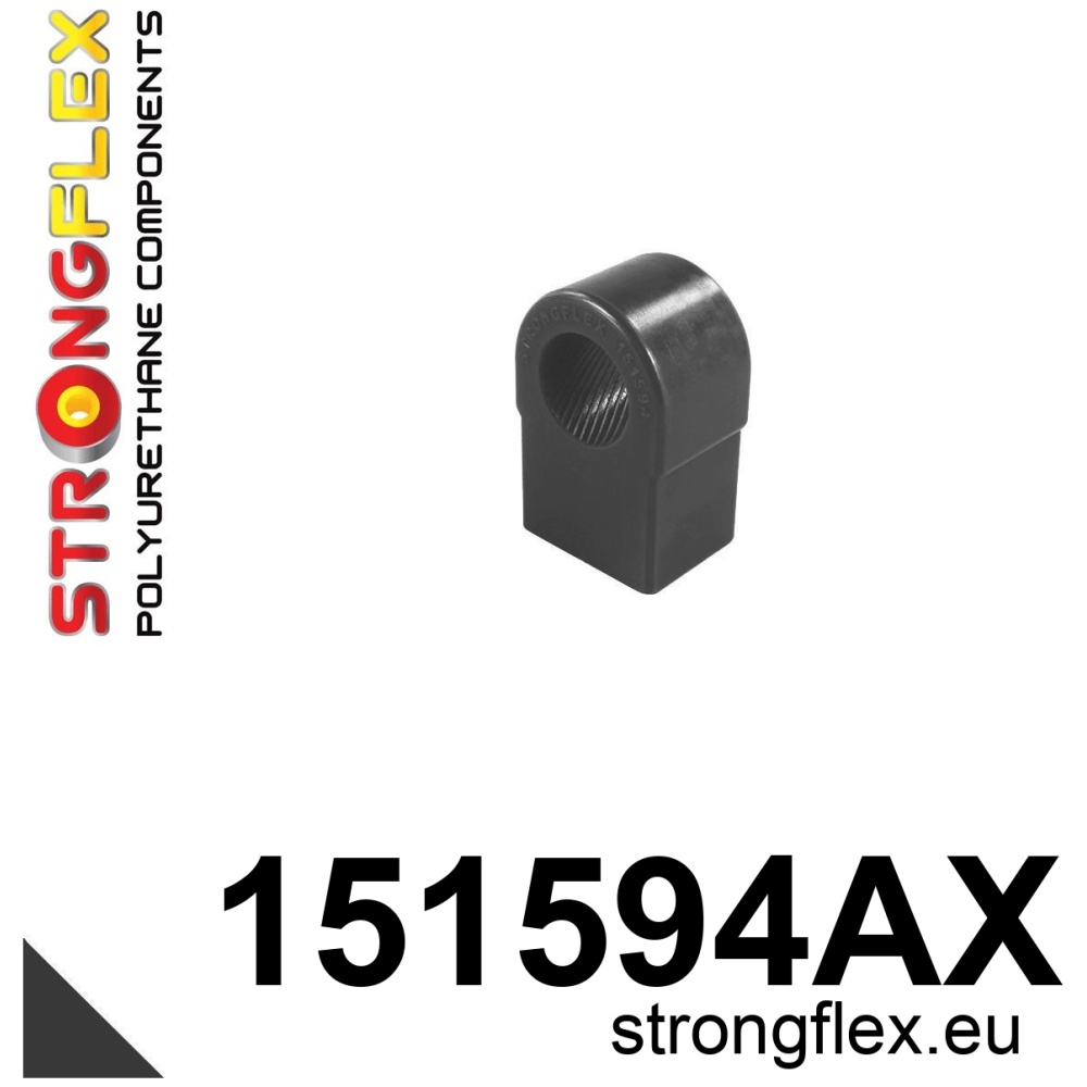Strongflex Renault Clio Silentbloc de barre stabilisatrice avant SPORT NOIR – 151594AX