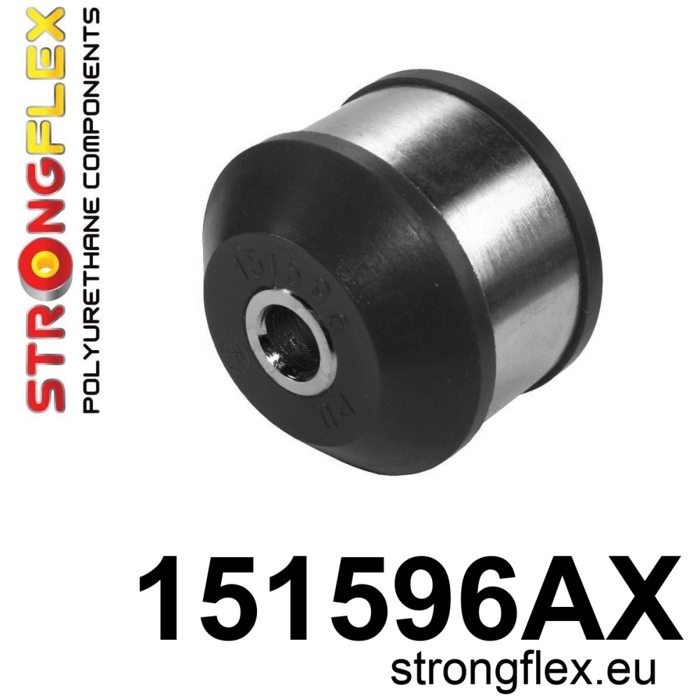 Strongflex Mercedes / Nissan / Renault Vooras draagarm achterste rubber SPORT ZWART – 151596AX
