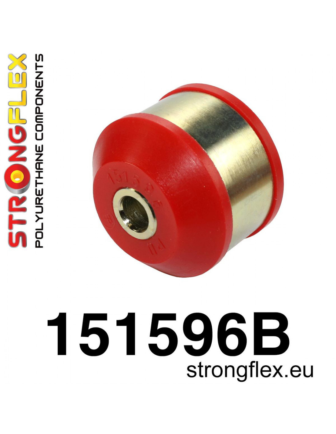 Strongflex Mercedes / Nissan / Renault Vooras draagarm achterste rubber – 151596B 1 Strongflex Mercedes / Nissan / Renault Vooras draagarm achterste rubber – 151596B