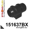 Strongflex Renault 5 / 19 / Clio Rubber voorste koppelstang ZWART – 151637BX