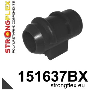 Strongflex Renault 5 / 19 / Clio Rubber voorste koppelstang ZWART – 151637BX