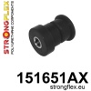 Strongflex Renault Clio Rubber Motorophanging SPORT ZWART – 151651AX