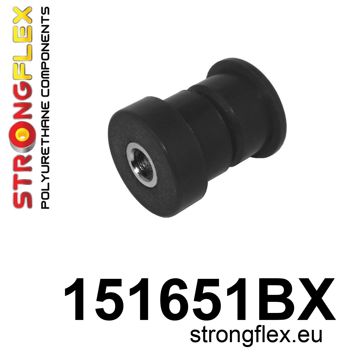 Strongflex Renault Clio Rubber Motorophanging ZWART – 151651BX 1 Strongflex Renault Clio Rubber Motorophanging ZWART – 151651BX