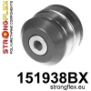 Strongflex Renault Fluence / Mégane / Scenic Vooras draagarm achterste rubber 70mm ZWART – 151938BX