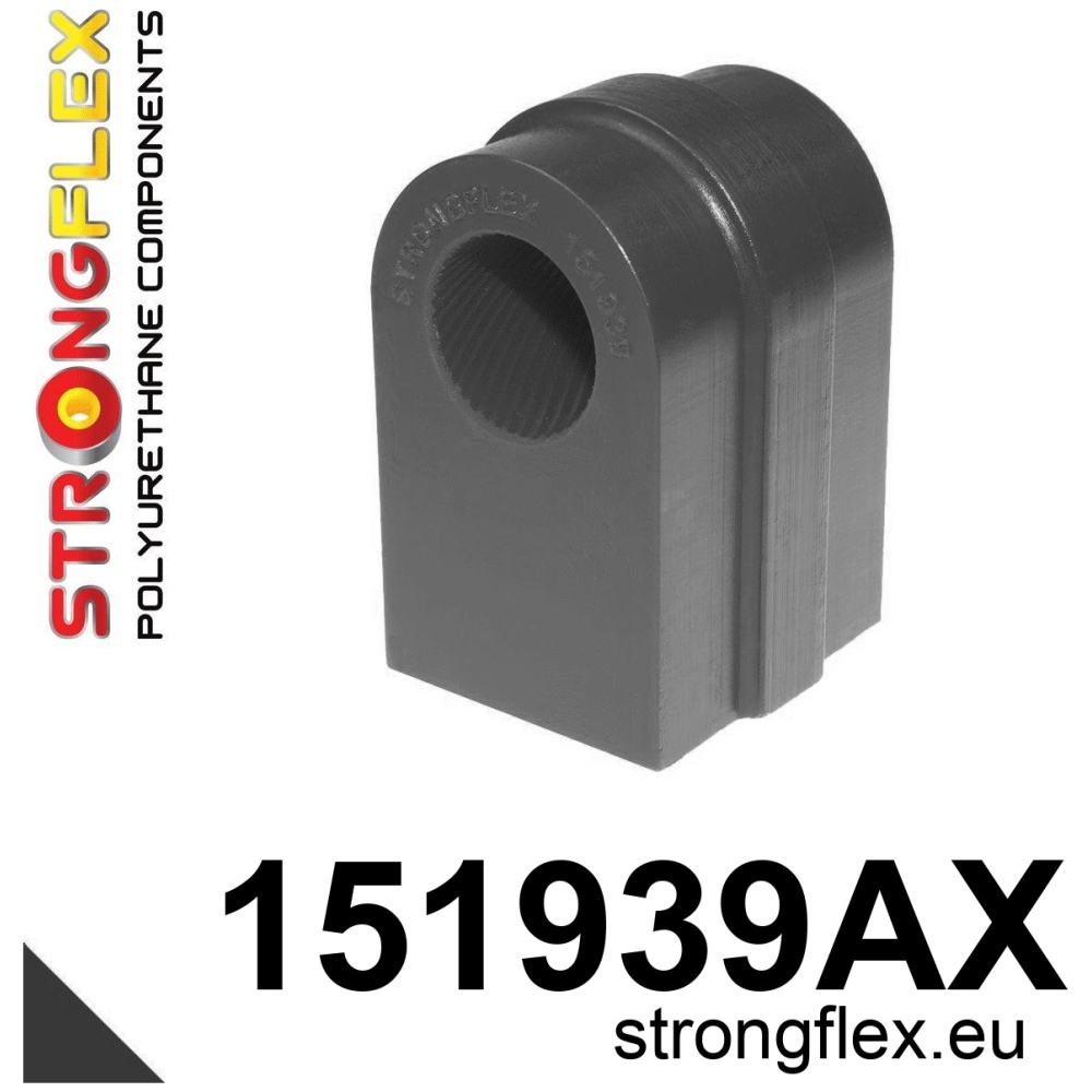 Strongflex Renault Fluence / Mégane / Scenic Voorste stabilisatorrubber SPORT ZWART – 151939AX